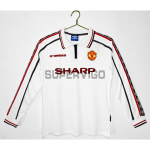 Camiseta Manchester United Retro 1998/99 ML Blanco