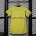 Camiseta Brasil Primera Equipación Mundial 2026 Amarillo Mujer (EDICIÓN JUGADOR)