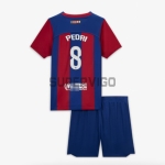 Camiseta Pedri 8 Barcelona Primera Equipación 2023/2024 Niño Kit
