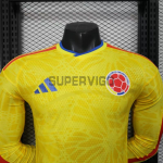 Camiseta Colombia 2026 ML Amarillo (EDICIÓN JUGADOR)