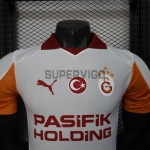 Camiseta Galatasaray Segunda Equipación 2025/2026 Blanco/Naranja (EDICIÓN JUGADOR)