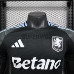 Camiseta Aston Villa Segunda Equipación 2025/2026 Negro (EDICIÓN JUGADOR)