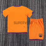 Camiseta Barcelona Segunda Equipación Retro 2006/2007 Naranja Niño Kit