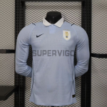 Camiseta Uruguay Primera Equipación Mundial 2026 ML Azul Claro (EDICIÓN JUGADOR)
