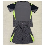 Camiseta de Portero Real Madrid 2025/2026 Negro Niño Kit