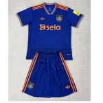 Camiseta Newcastle United Tercera Equipación 2025/2026 Azul Niño Kit