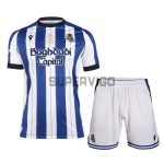 Camiseta Real Sociedad Primera equipación 2025/2026 Edición Final Copa del Rey Niño Kit