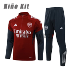 Sudadera De Entrenamiento Arsenal 2025/2026 Niño Kit Rojo/Azul Marino