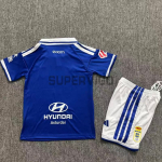 Camiseta Real Oviedo Primera Equipación 2026/2027 Azul Niño Kit con Parche La Liga