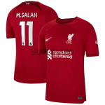 M. SALAH 11 Liverpool Soccer Jersey Home 2022/2023