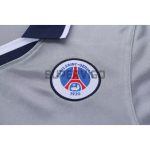 Camiseta PSG Segunda Equipación Retro 2000/01 Gris Niño Kit
