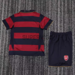 Camiseta Arsenal Tercera Equipación Retro 2007/08 Rojo Oscuro/Negro Niño Kit