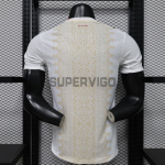 Camiseta Marruecos Segunda Equipación Mundial 2026 Blanco/Oro (EDICIÓN JUGADOR)