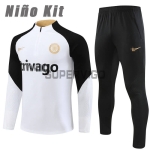 Sudadera de Entrenamiento Chelsea FC 2023/2024 Niño Kit Blanco/Negro