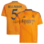 Camiseta Bellingham 5 Real Madrid Segunda Equipación 2024/2025