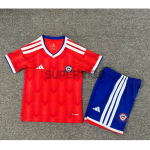 Camiseta Chile Primera Equipación Mundial 2026 Rojo Niño Kit