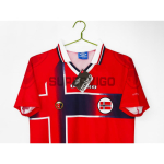 Camiseta Noruega Primera Equipación Retro 1998 Rojo