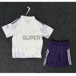 Camiseta Manchester United Segunda Equipación 2025/2026 Blanco Niño Kit