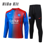 Sudadera De Entrenamiento PSG 2025/2026 Niño Kit Azul/Rojo