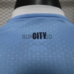 Camiseta Manchester City Primera Equipación 2025/2026 Azul ML (EDICIÓN JUGADOR)