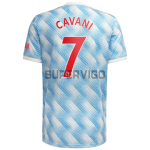 Camiseta Cavani 7 Manchester United Segunda Equipación 2021/2022