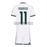Camiseta RODRYGO 11 Real Madrid Primera Equipación 2026/2027 Blanco Niño Kit con Parche HP