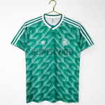 Camiseta Alemania Segunda Equipación Retro 1990 Verde