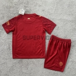 Camiseta Valencia Segunda Equipación 2025/2026 Rojo Niño Kit