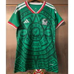 Camiseta México Primera Equipación Mundial 2026 Verde Mujer