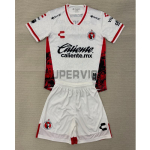 Camiseta Tijuana Segunda Equipación 2025/2026 Blanco Niño Kit