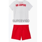 Camiseta Leipzig Primera Equipación 2025/2026 Blanco/Rojo Niño Kit