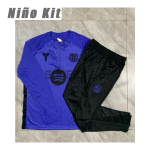 Sudadera De Entrenamiento Barcelona 2025/2026 Niño Kit Morado con Estampado en Seco