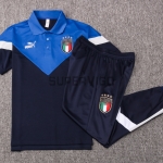 Polo Italie 2020 Bleu Marine/Bleu