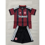 Camiseta Eintracht Fráncfort Primera Equipación 2026/2027 Rojo/Negro Niño Kit