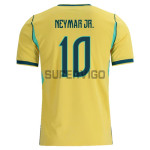 Camiseta NEYMAR JR. 10 Brasil Primera Equipación Mundial 2026 Amarillo
