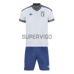 Camiseta Italia Segunda Equipación Mundial 2026 Blanco Niño Kit