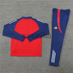 Sudadera de Entrenamiento España 2024 Kit Rojo/Azul Oscuro