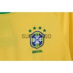 Camiseta Brasil Primera Equipación Retro 2000 Amarillo