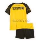 Camiseta Borussia Dortmund Primera Equipación 2025/2026 Amarillo Niño Kit