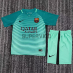 Camiseta Barcelona Tercera Equipación Retro 2016/17 Verde Niño Kit