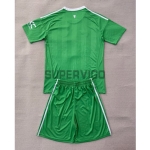 Camiseta de Portero Manchester United 2025/2026 Verde/Blanco Niño Kit