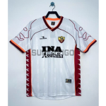 Camiseta AS Roma Segunda Equipación Retro 1999/00 Blanco