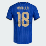 Camiseta Barella 18 Italia Primera Equipación 2026 Azul