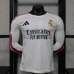 Camiseta Real Madrid 2026/2027 ML Blanco con Parche HP (EDICIÓN JUGADOR)
