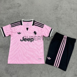 Camiseta Juventus Segunda Equipación 2026/2027 Rosa Niño Kit