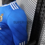 Camiseta Real Madrid Tercera Equipación 2025/2026 ML Azul (EDICIÓN JUGADOR)