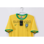 Camiseta Brasil Primera Equipación Retro 2000 Amarillo