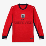 Camiseta Inglaterra Segunda Equipación Mundial 2026 ML Rojo