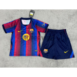 Camiseta Barcelona 2026/2027 Rojo/Azul Niño Kit