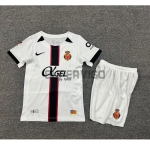 Camiseta RCD Mallorca Segunda Equipación 2025/2026 Blanco Niño Kit con Parche La Liga
